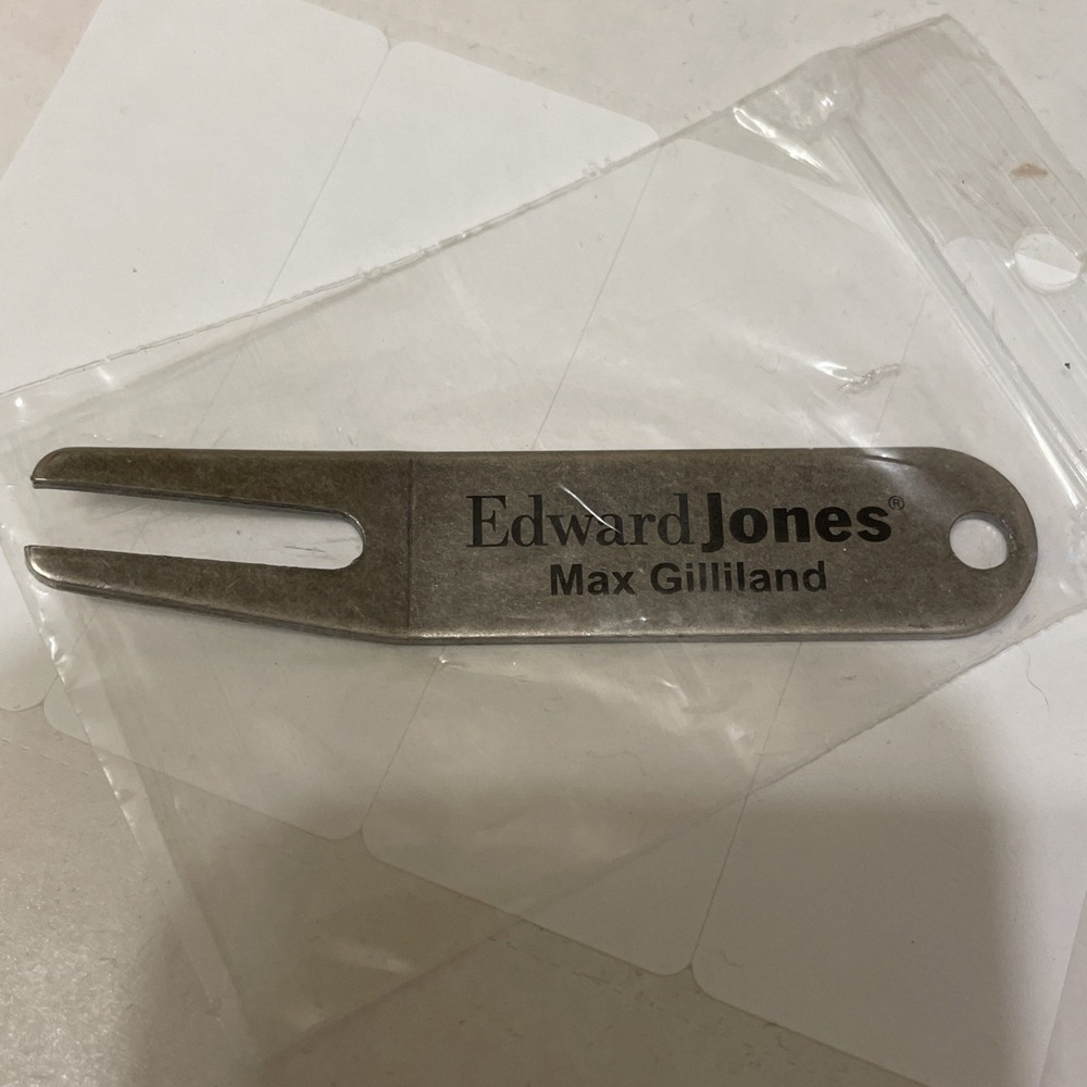 Edward Jones Golf Divot Tool Max Gilliland Promotional Golf Event Metal Marker